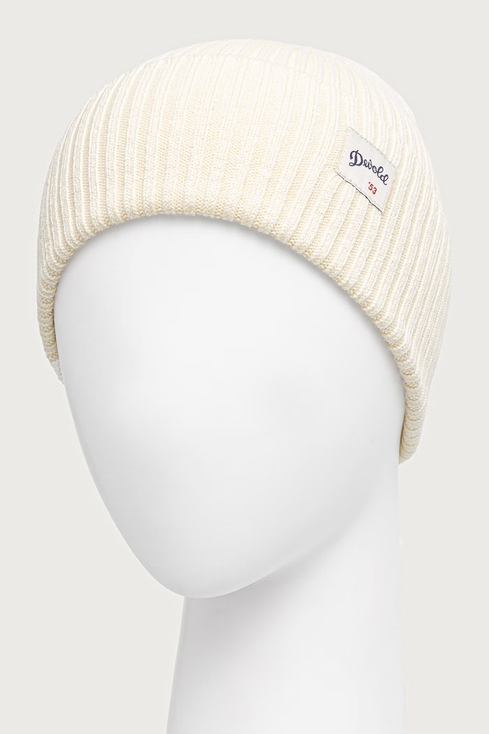 Akcesoria Devold Czapka beanie damska z wełny merino Archive Wool PDTC.710.900.A beżowy