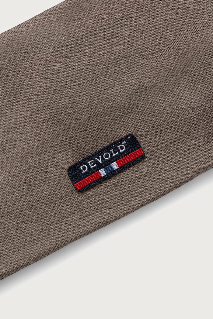 Devold Opaska na głowę z wełny merino Breeze Merino PDGO.180.951.A brązowy AW26