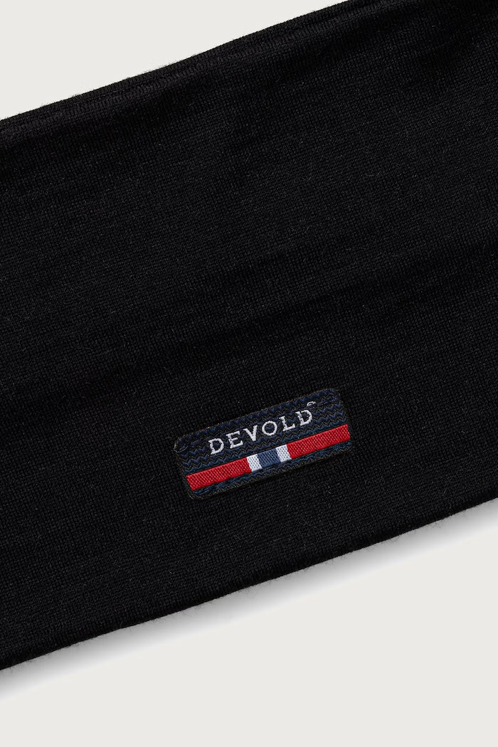 Devold Opaska na głowę z wełny merino Breeze Merino PDGO.180.951.A czarny AW26