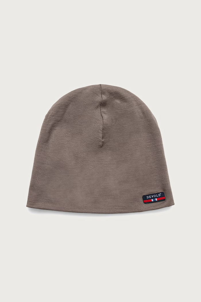 Devold Czapka wełniana Breeze Merino brązowy PDGO.180.900.A