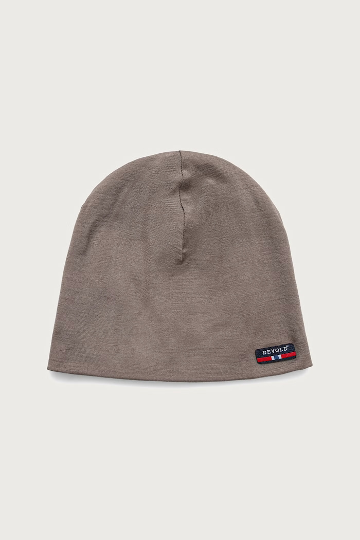 Devold Czapka wełniana Breeze Merino brązowy PDGO.180.900.A
