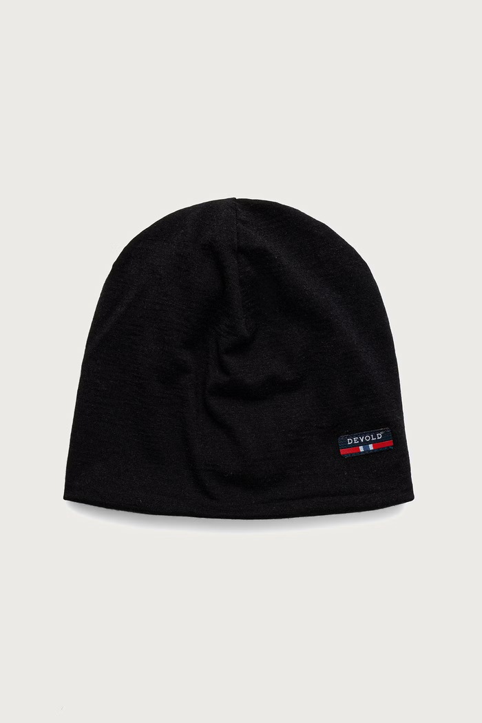 Devold Czapka wełniana Breeze Merino czarny PDGO.180.900.A