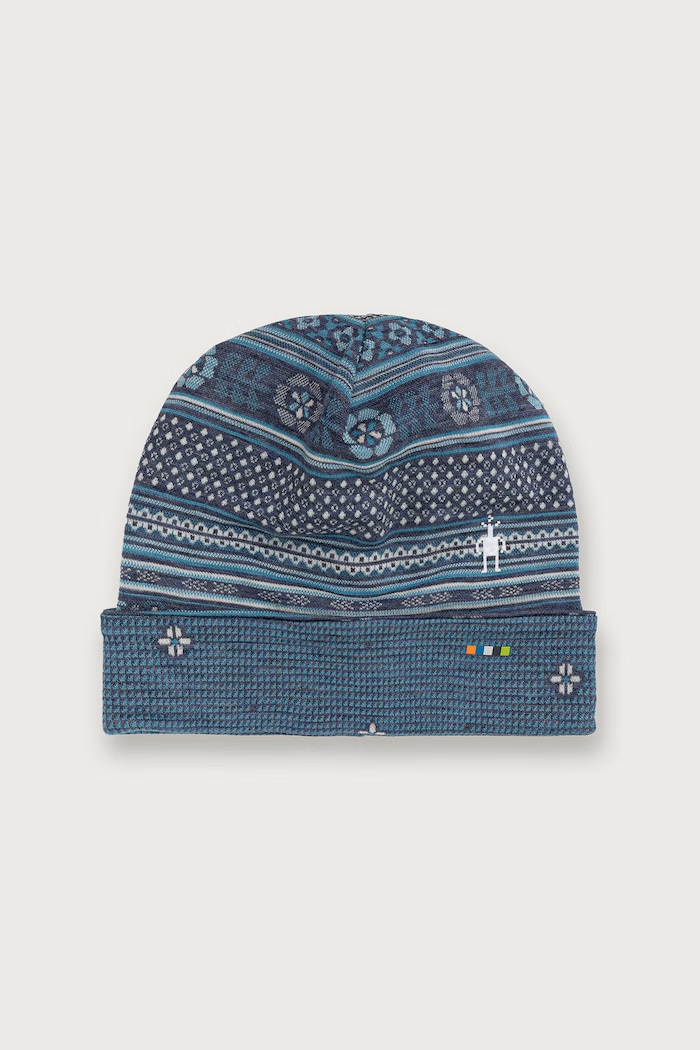 Smartwool Czapka dwustronna z wełny merino niebieski SW0SW956R341