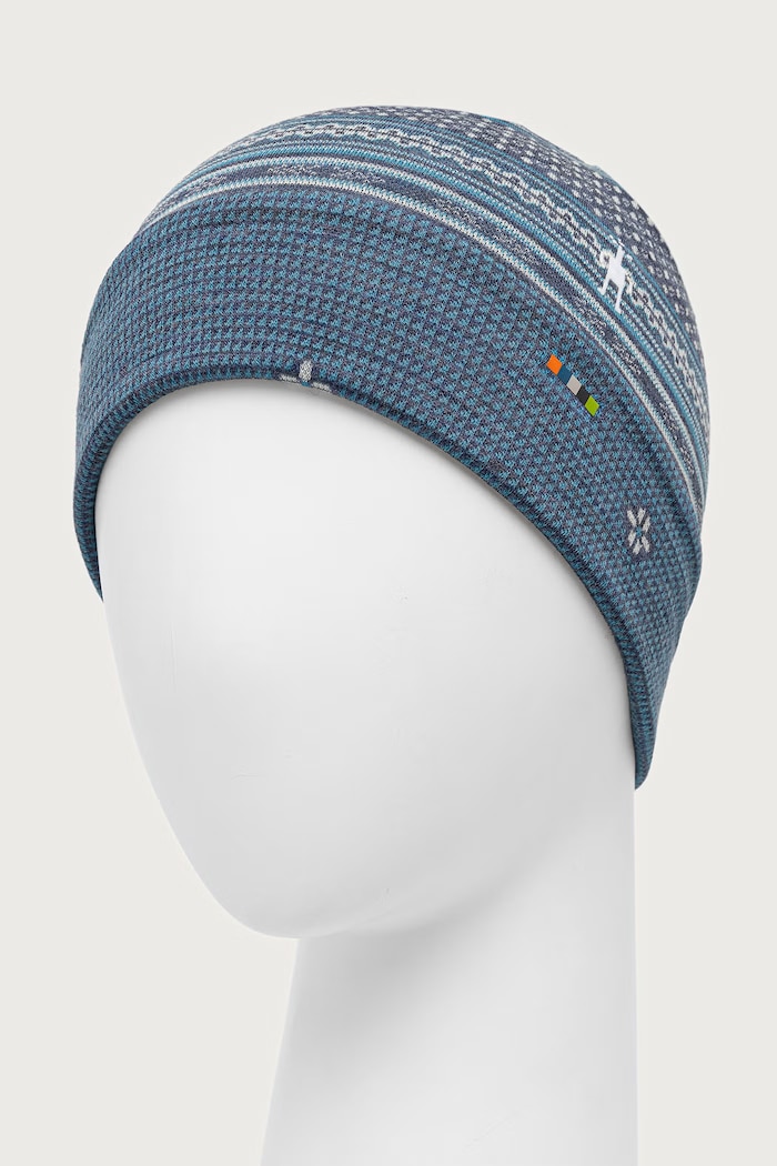 Smartwool Czapka dwustronna z wełny merino SW0SW956R341 niebieski AW26