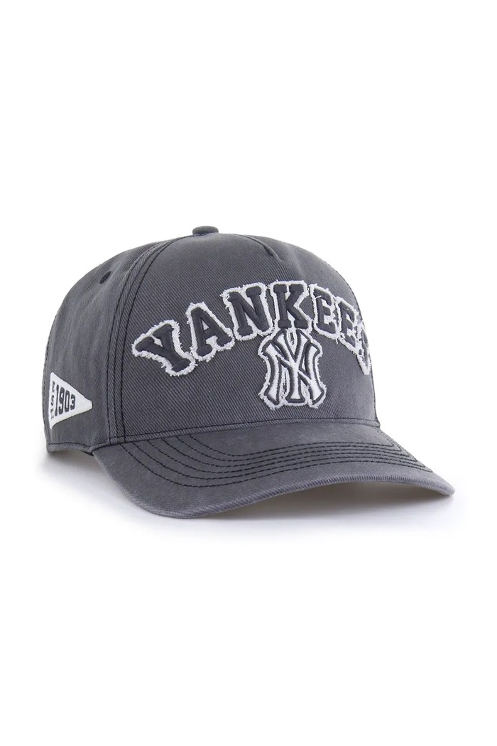 47 brand Czapka z daszkiem bawełniana MLB New York Yankees szary B.CLDRW17HTP.T4