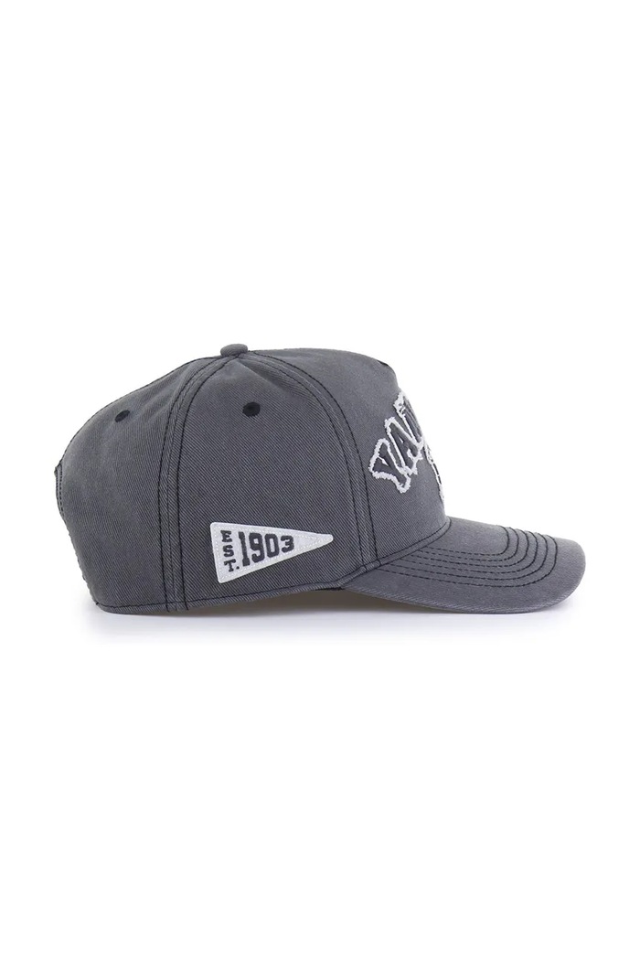 47 brand Czapka z daszkiem bawełniana MLB New York Yankees B.CLDRW17HTP.T4 szary AW26