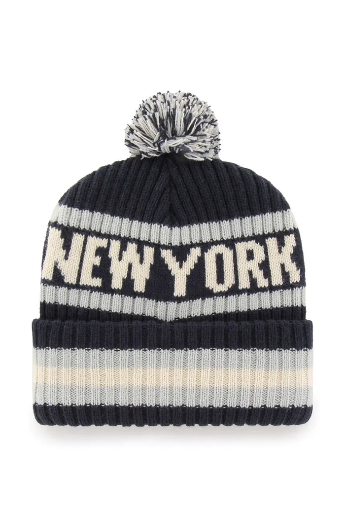 47 brand Czapka z pomponem MLB New York Yankees B.BERNG17ACE.NY czarny AW26