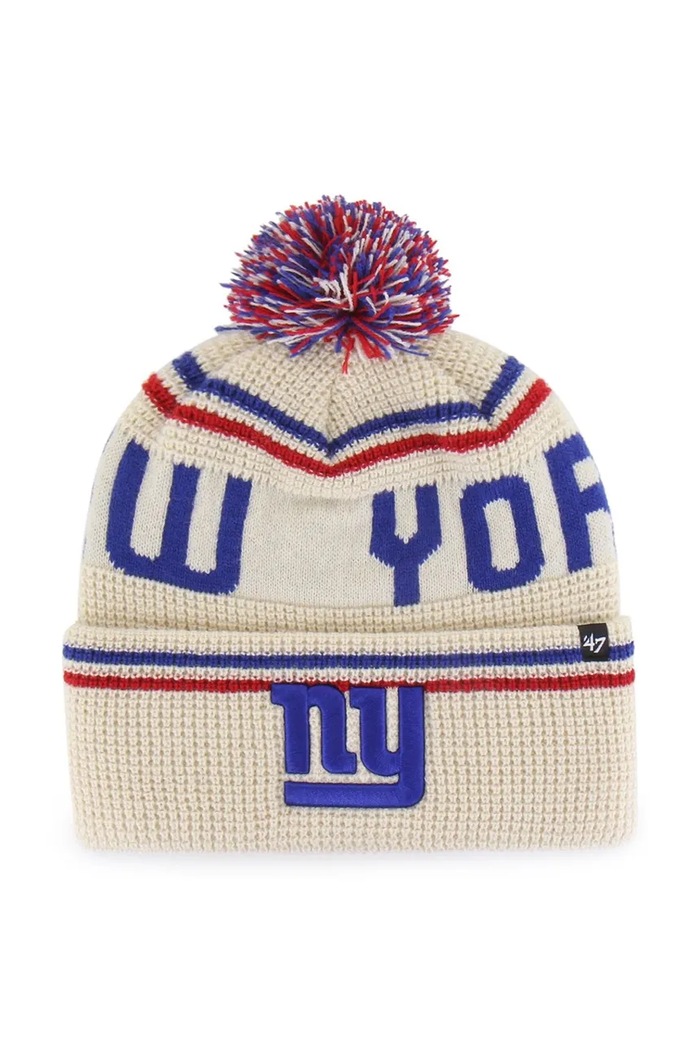 47 brand Czapka z pomponem MLB New York Yankees beżowy F.QATRL21ACE.NT
