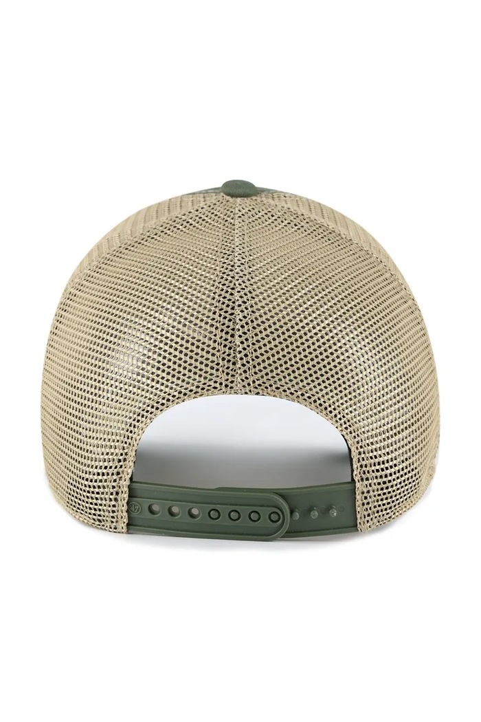 47 brand Czapka z daszkiem z bawełną MLB New York Yankees zielony B.TRWLR17GWP.MS