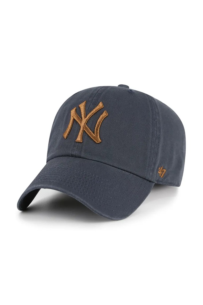 47 brand Καπέλο με γείσο βαμβακερό MLB New York Yankees σκούρο μπλε B.NLRGW17GWS.VNF