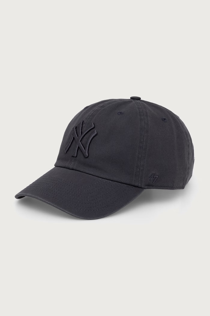 47 brand Czapka z daszkiem bawełniana MLB New York Yankees granatowy B.RGW17GWS.VND
