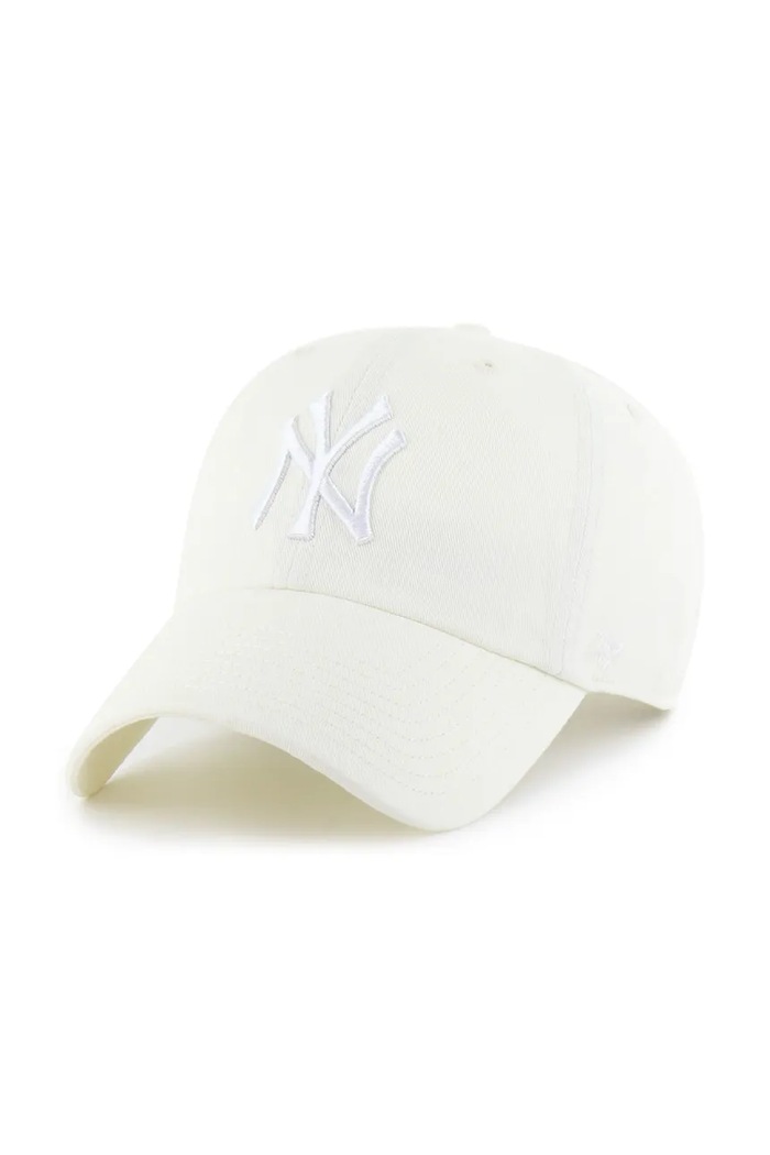 47 brand Chusta z daszkiem bawełniana MLB New York Yankees beżowy B.NLRGW17GWS.A03