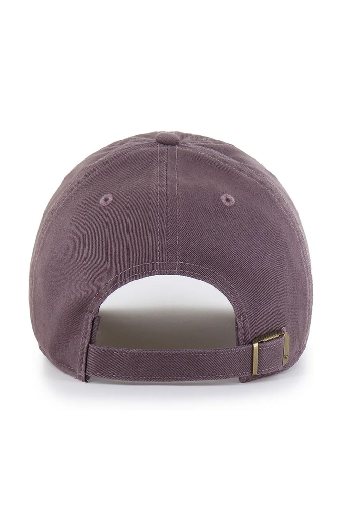 47 brand Czapka z daszkiem bawełniana MLB New York Yankees B.NLRGW17GWS.A01 fioletowy AW26