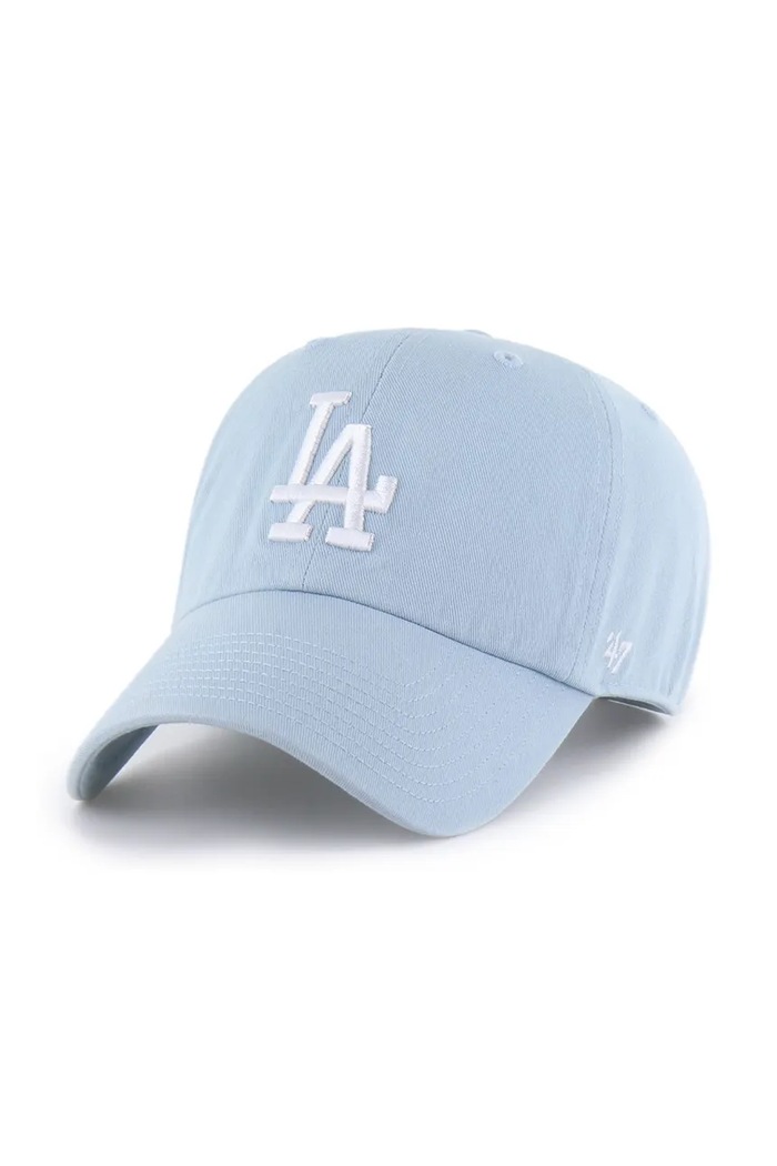 47 brand Czapka z daszkiem bawełniana MLB Los Angeles Dodgers niebieski B.NLRGW12GWS.A04