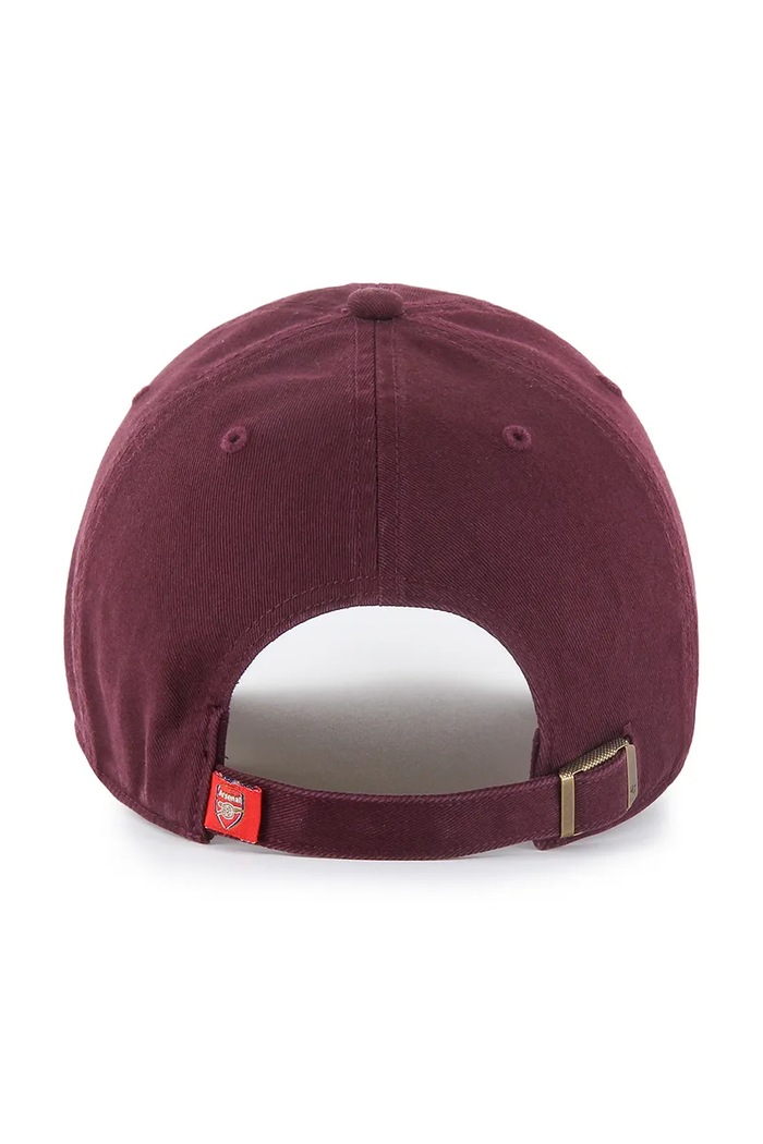 47 brand Czapka z daszkiem bawełniana Arsenal FC EPL.RGW30GWS.KMA bordowy AW26