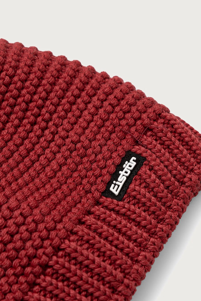 Eisbar Czapka beanie z wełną merino Corson MÜ E31066 czerwony AW26