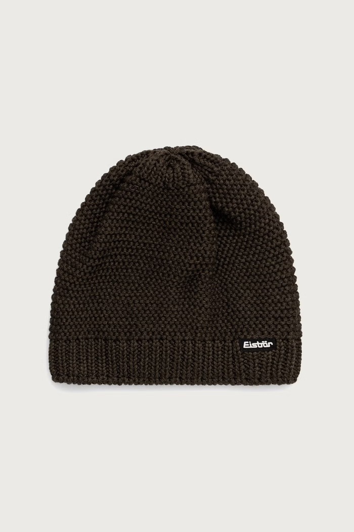 Eisbar Czapka beanie z wełną merino Corson MÜ brązowy E31066
