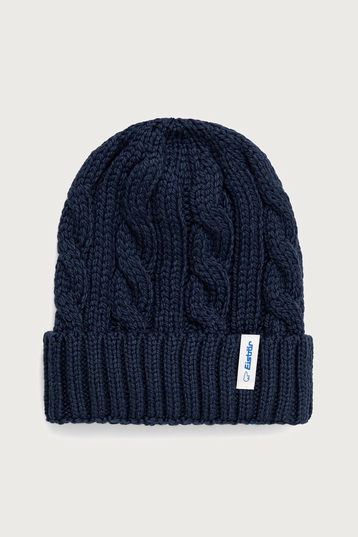 Eisbar Czapka beanie z wełną merino Alba MÜ granatowy E31061