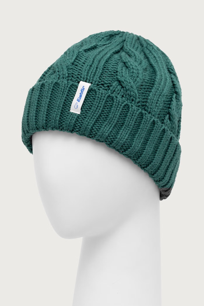 Eisbar Czapka beanie z wełną merino Alba MÜ E31061 turkusowy AW26