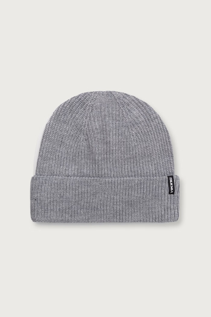 Viking Czapka beanie z dodatkiem wełny Tigna szary 215.26.1982