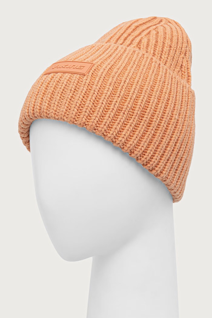 Viking Czapka beanie z wełną Froja Life Style 210.27.6548 pomarańczowy AW26