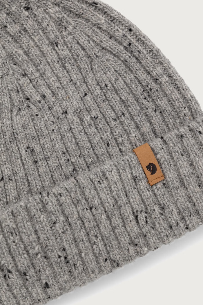 Akcesoria Fjallraven Czapka beanie z wełną Ovik Neps F13100261.020 szary