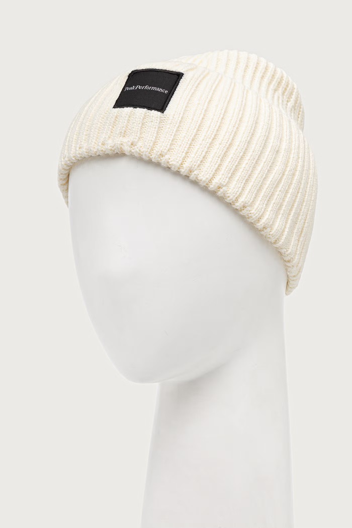 Peak Performance Czapka beanie Cornice G812120 beżowy AW26