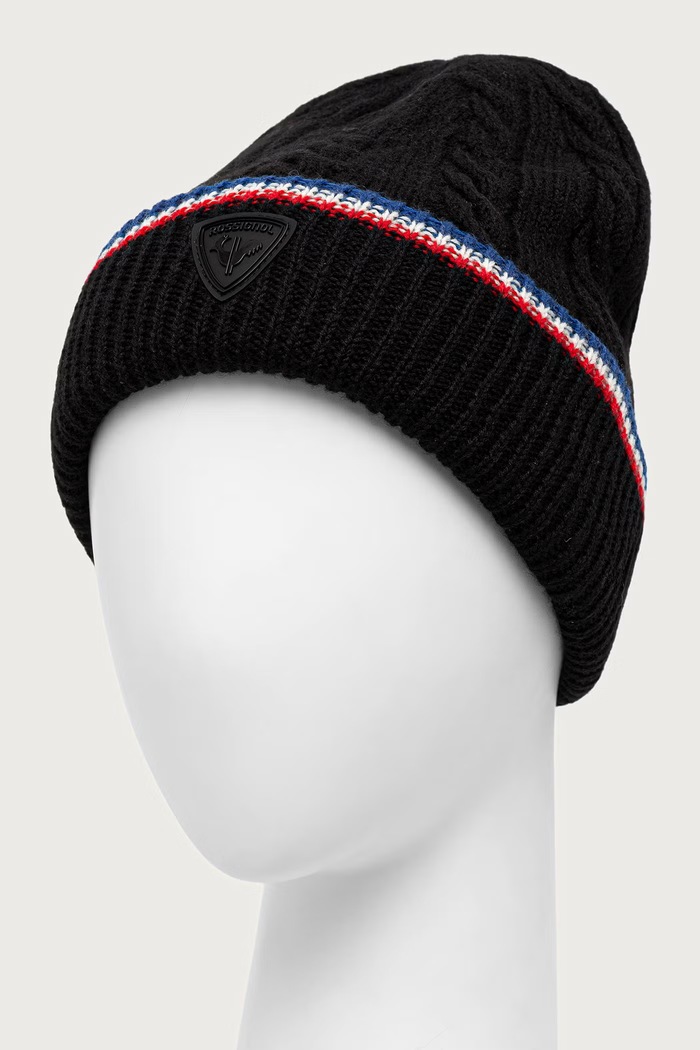 Rossignol Czapka wełniana RLPMH04 czarny AW26