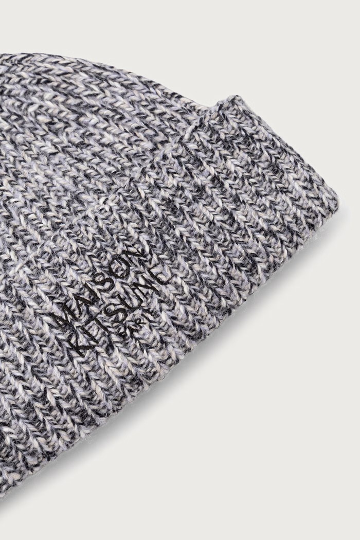 Akcesoria Maison Kitsuné Paris czapka z wełną MRUWH01KT1218 szary