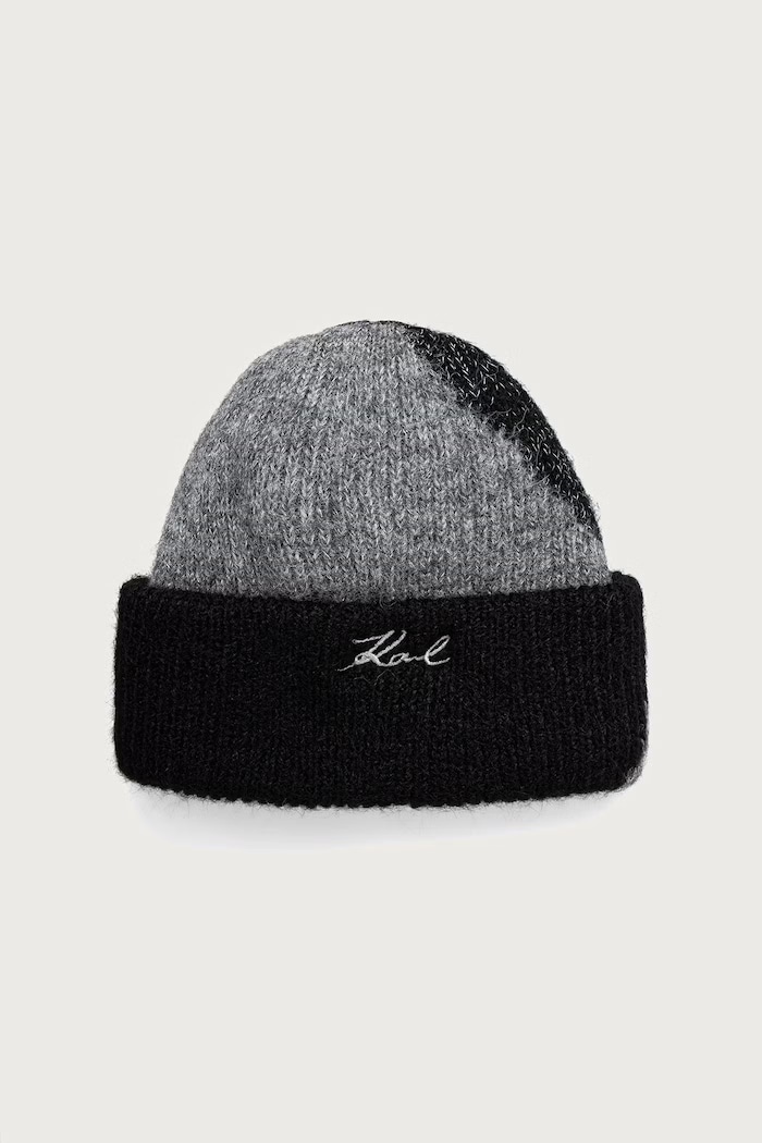 Karl Lagerfeld Шапка з додаванням вовни чорний B4W33007
