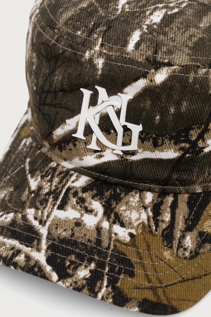 Kangol Czapka z daszkiem z bawełną INTERLOCK PILLBOX K5504.NC201 zielony AW26