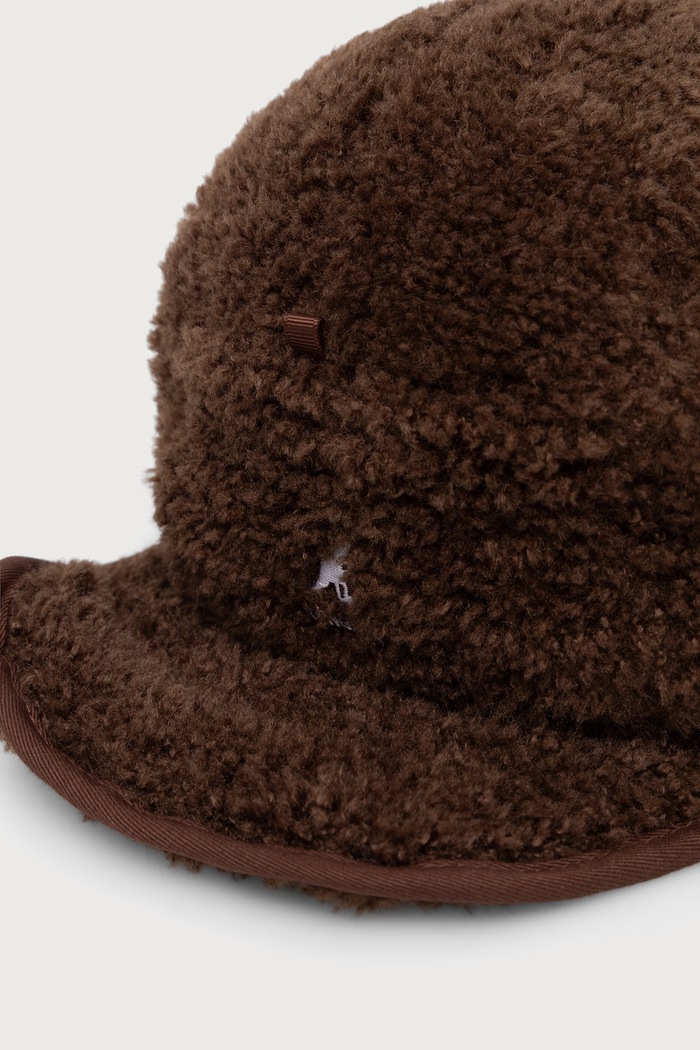 Kangol Czapka uszatka FAUX SHEARLING UTILITY FLAP K5356.BR204 brązowy AW26