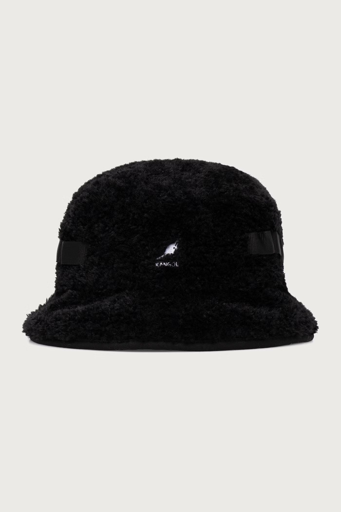 Kangol Kapelusz bucket FAUX SHEARLING UTILITY czarny K5355.BK001