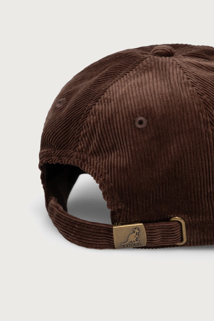 Akcesoria Kangol Czapka z daszkiem sztruksowa CORD BASEBALL K5206HT.BR204 brązowy