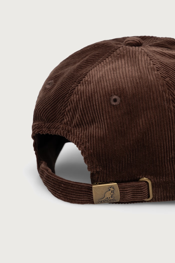 Akcesoria Kangol Czapka z daszkiem sztruksowa CORD BASEBALL K5206HT.BR204 brązowy