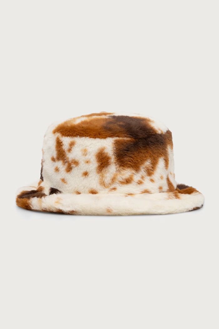 Akcesoria Kangol Kapelusz bucket FAUX FUR BUCKET K4370.BW104 beżowy