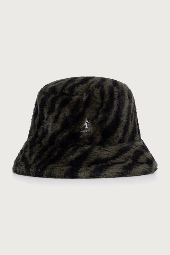 Kangol Kapelusz bucket FAUX FUR BUCKET zielony K4370.OZ300