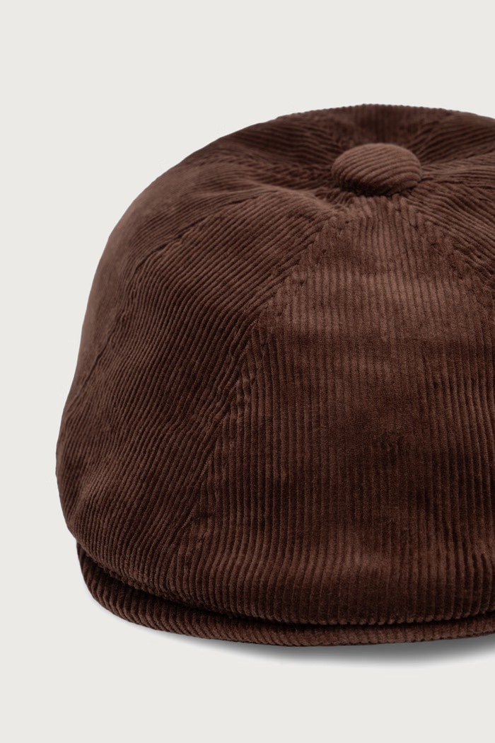 Kangol Kaszkiet sztruksowy CORD HAWKER K4177HT.BR204 brązowy AW26