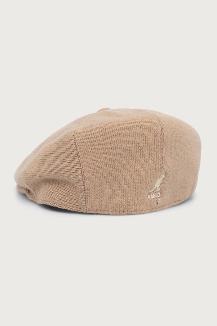 Akcesoria Kangol Kaszkiet z wełną WOOL PANEL 575 K3771.WT216 beżowy