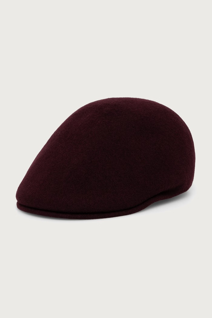 Kangol Kaszkiet z wełną SEAMLESS WOOL 507 bordowy K0875FA.VI503