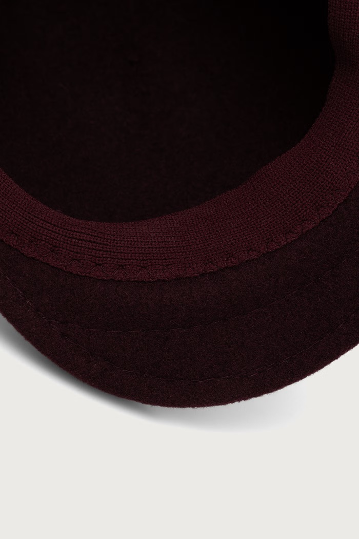 Kaszkiet z wełną SEAMLESS WOOL 507 Kangol K0875FA.VI503 bordowy