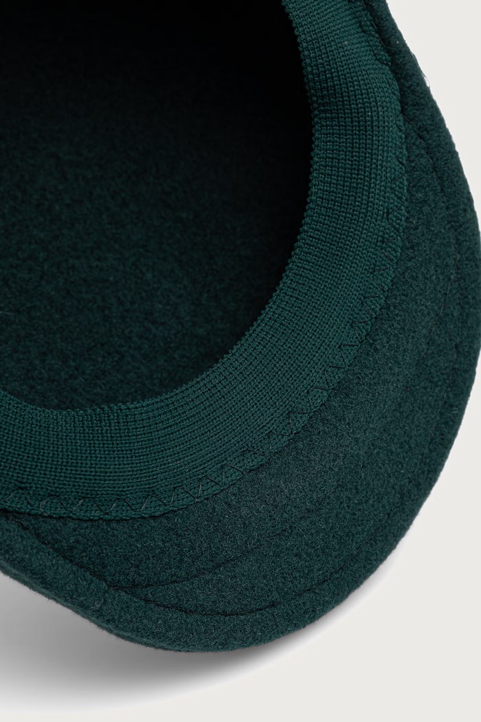 Kaszkiet z wełną SEAMLESS WOOL 507 Kangol K0875FA.DE301 zielony