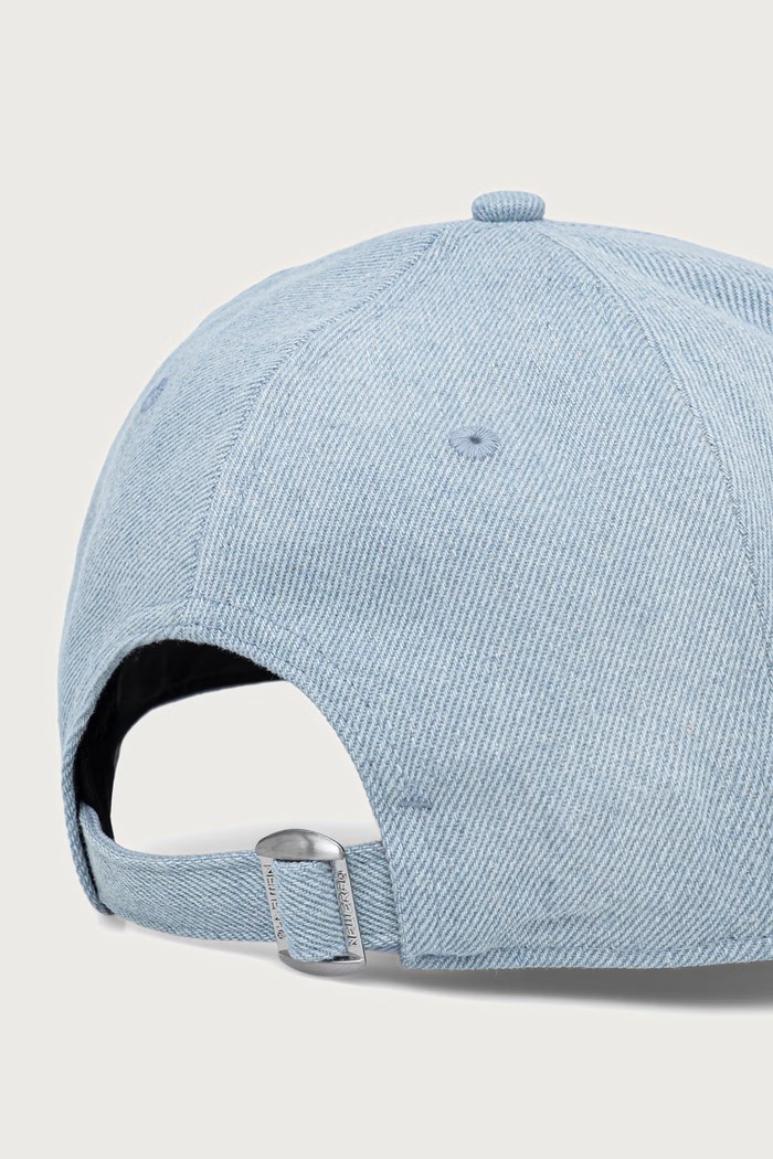 Akcesoria New Era czapka z daszkiem jeansowa DENIM 9FORTY® 60915751 niebieski
