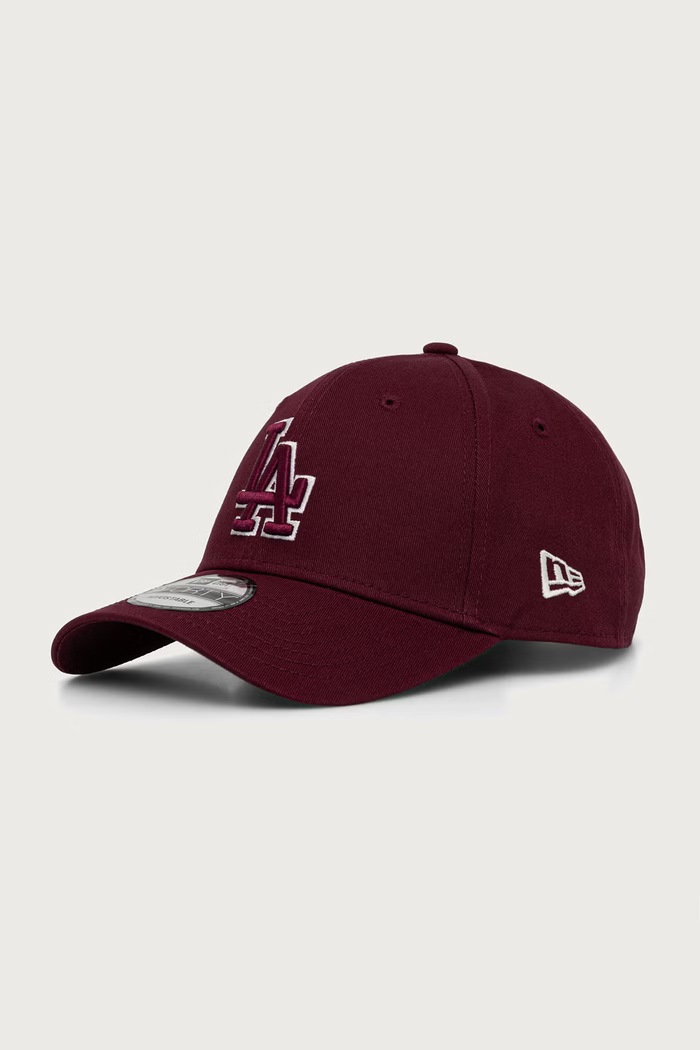New Era czapka z daszkiem bawełniana TEAM OUTLINE 9FORTY® bordowy 60915823