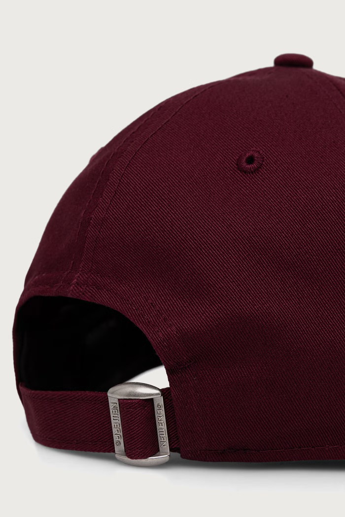 New Era czapka z daszkiem bawełniana TEAM OUTLINE 9FORTY® 60915823 bordowy AW26