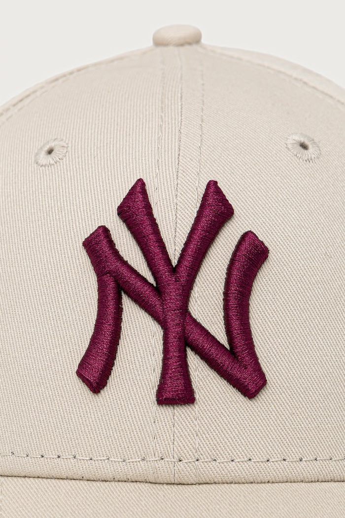 New Era czapka z daszkiem bawełniana LEAGUE ESS 9FORTY® 60915726 beżowy AW26