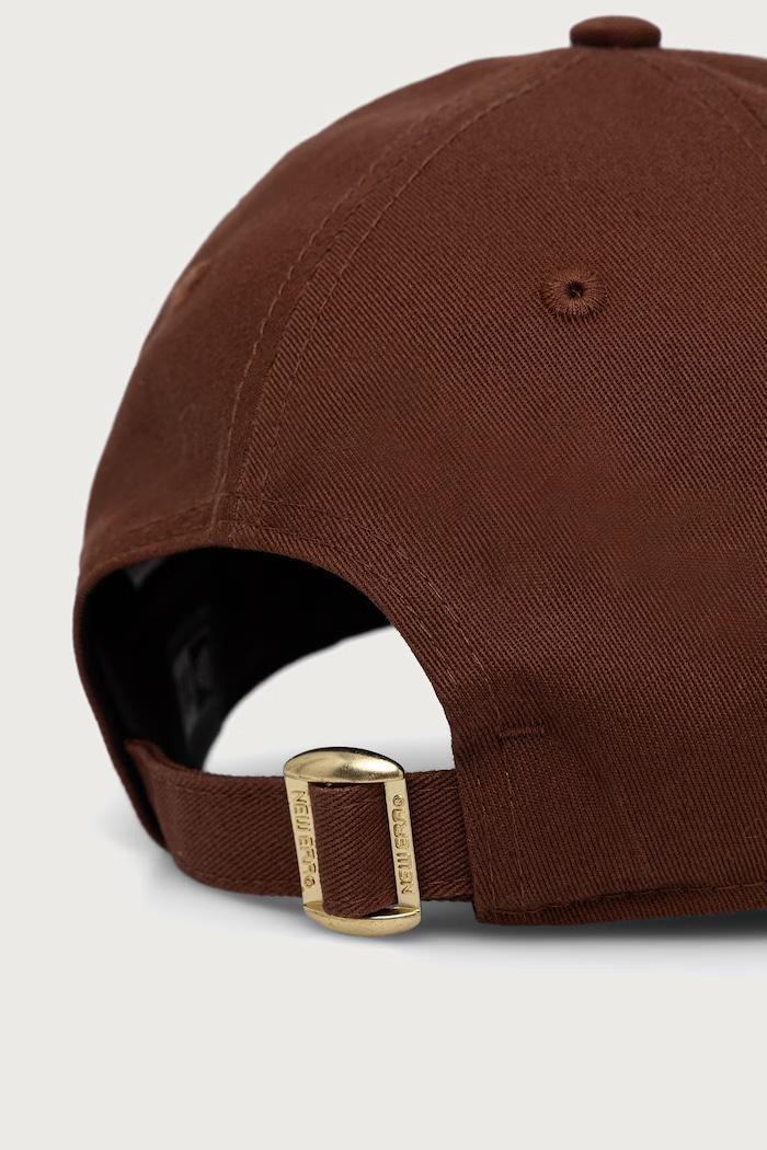 New Era czapka z daszkiem bawełniana METALLIC LOGO 9FORTY® 60915780 brązowy AW26