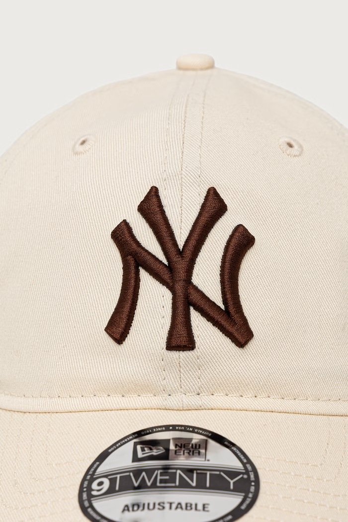 New Era czapka z daszkiem bawełniana LEAGUE ESSENTIAL 9TWENTY® 60915984 beżowy AW26