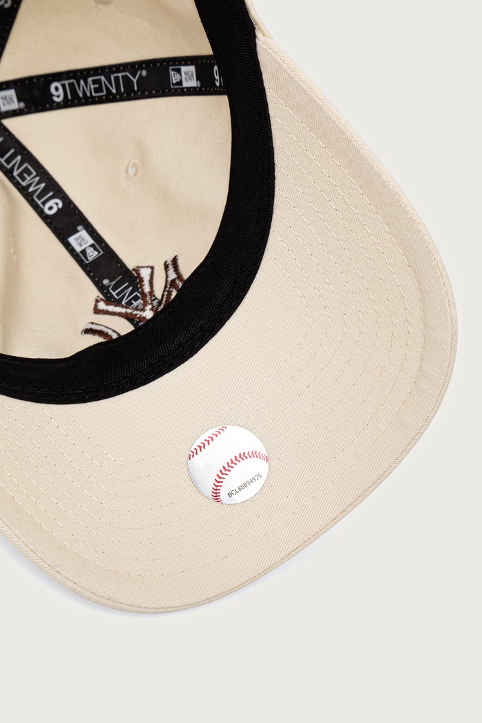 New Era czapka z daszkiem bawełniana LEAGUE ESSENTIAL 9TWENTY® beżowy 60915984