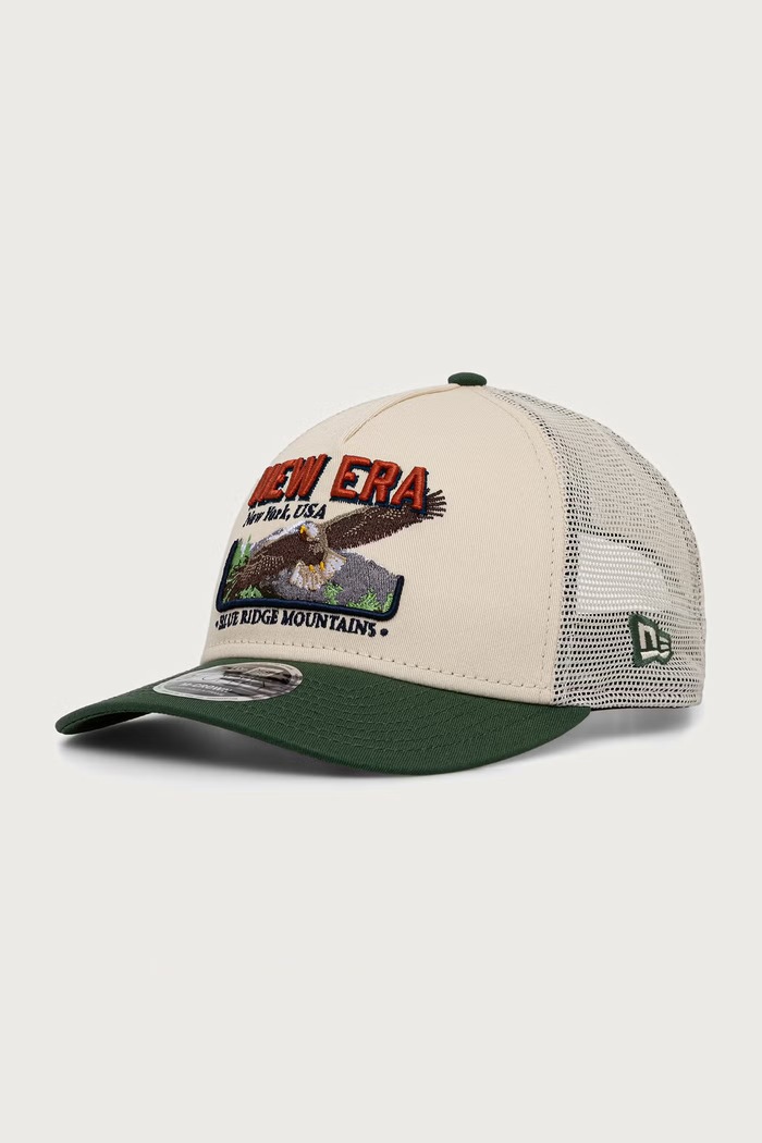 New Era czapka z daszkiem trucker GRAPHIC 9FORTY®MC AF TRUKR beżowy 60915801